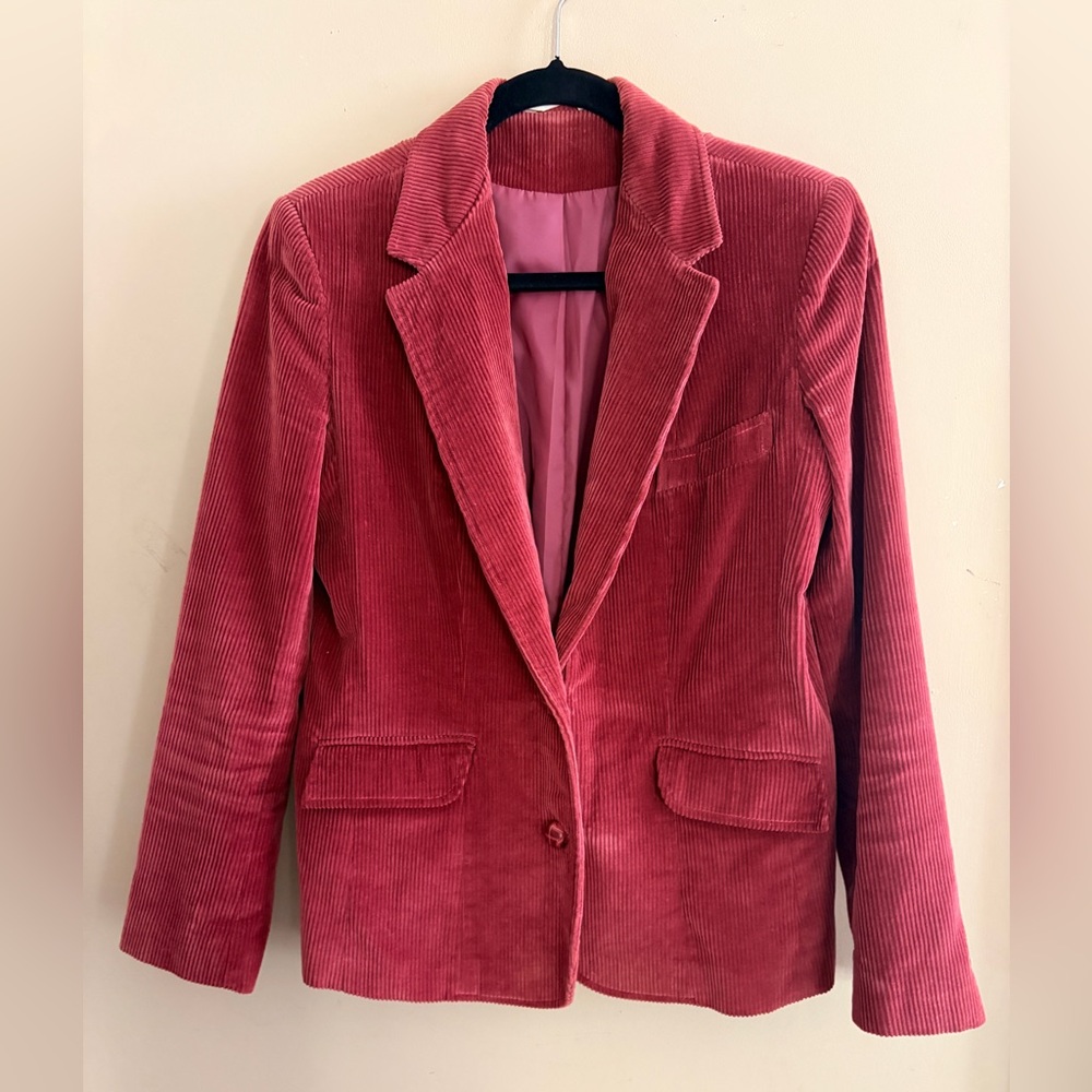 Vintage Sears JR Bazaar Corduroy Blazer Jacket Sz 11 Made in Japan 60s 70s